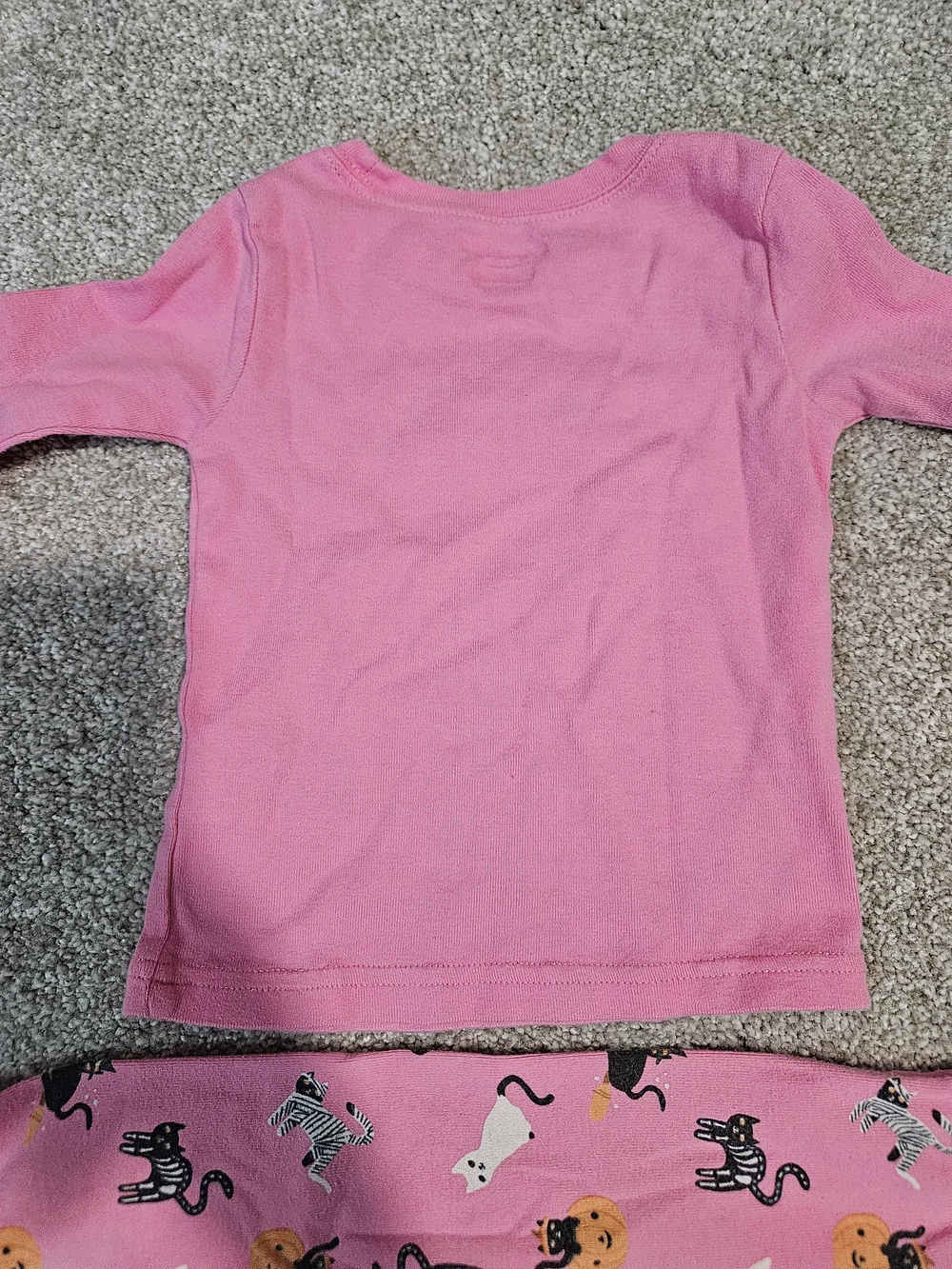 Old Navy, Bundle Of 2 Matching Halloween Pajamas - 2 Pants 2 Shirts 100% Cotton